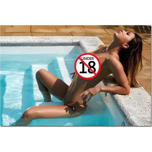 Wall Art Picture Swimming Pool Hot Beauty Posters And Prints Canvas Painting For Home Decoration