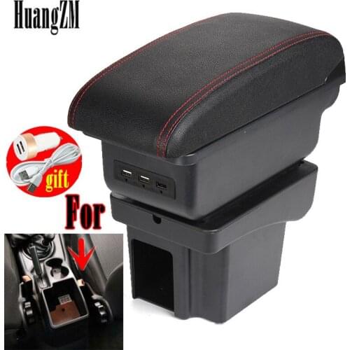 For Chevrolet NIVA Armrest Retrofit parts Car Armrest box Storage box car Interior accessories Charging with USB