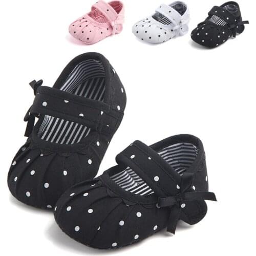 Newborn baby girl flower sneakers child cotton bow casual shoes infant little girl princess First Walkers shoes