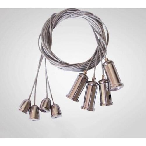 Chandelier wire rope Panel Lights Accessories Hanging Steel Wire DIY Lighting Accessories 0.8Meter