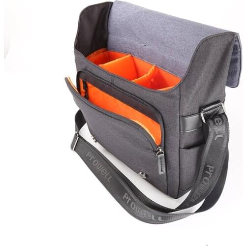 Prowell Portable DSLR SLR Casual Handbag Single Shoulder Photo Bag Fashion Comfort Messenger Photography Camera Video Case