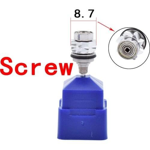 2 pcs standard Screw New type dental Cartridge Rotor turbine for handpiece 4 hole Dental Material
