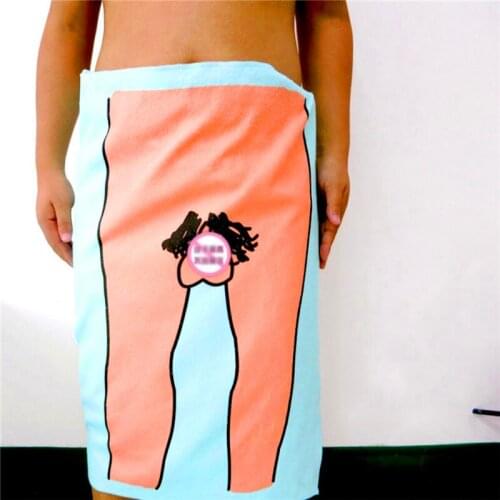 Man Women Adult Sexy Kuso Gift Dick Streaking Pattern Quick Dry Beach Bath Towel Adults Magic Absorbent Home Textile Bath Towels