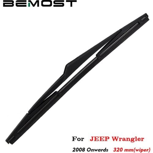 BEMOST Car Rear Windscreen Windshield Wiper Arm Blade Soft Natural Rubber For Jeep Wrangler 320MM Hatchback From 2008 To 2018