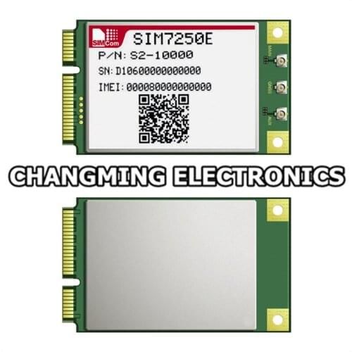 SIM7250E SIMCOM Multiband LTE/HSPA/UMTS/EDGE/GPRS/GSM/satellite mini PCIe module(working 100% Free Shipping) 1PCS