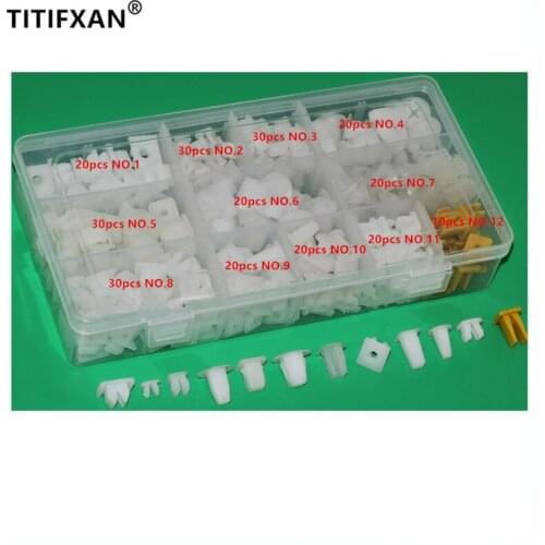 Universal Mixed Car Self-tapping Screw Base Plastic Fastener With Box Set For Ford All Auto Rivet