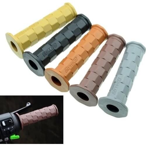 Motorcycle Modification Parts Handle Cover Anti-slip Rubber Handle Cover 7/8 22mm Retro Handle Cover For YAMAHA Kawasaki Honda