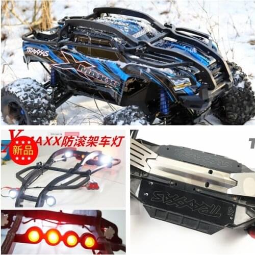 Roll Cage Bar Nylon Frame Shell Protection Cover For Traxxas 77086-4 X-Maxx Body Xmaxx led Armor shield