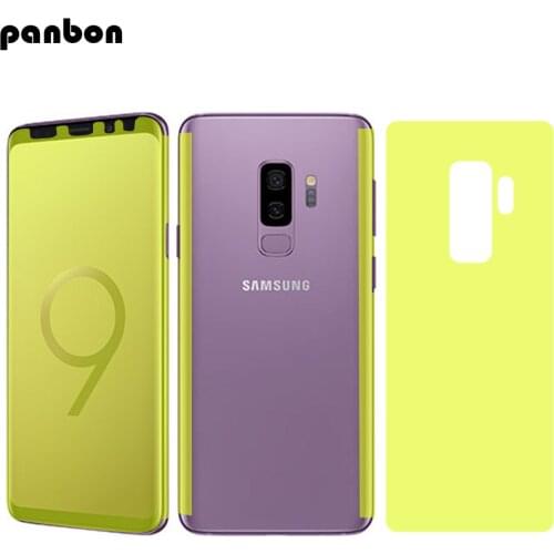 Panbom Full Coverage Screen Protector on Samsung A8/ S9 8/ plus/ A8plus Note 8 Self-healing Nano TPU Soft Curved Protective Film