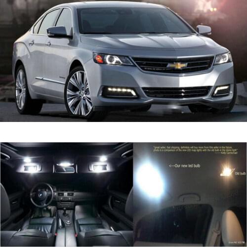 LED Interior Car Lights For chevy impala room dome map reading foot door lamp error free 10pc