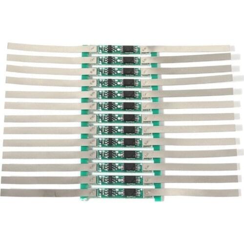 100Pcs 3A BMS Protection Board for 1S 3.7V 18650 Li-Ion Lithium Battery