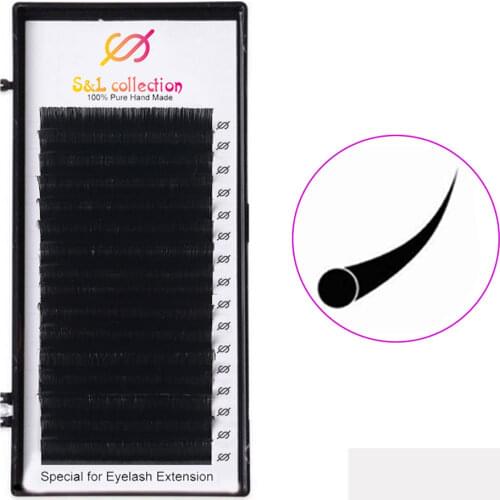16Row 8-20mm Faux Mink Individual Eyelash Maquiagem Cilios for Professionals Soft Mink Eyelash Extension for Makeup in Bulk