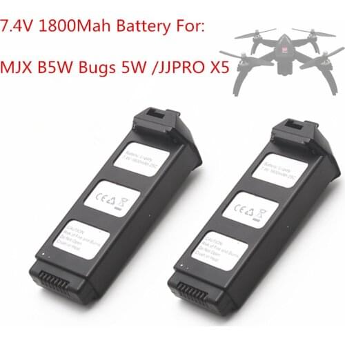 7.4V 1800Mah Li-po Battery For MJX B5W Bugs 5W / JJPRO X5 RC Quadcopter Drone Spare parts Accessories MJX B5W /JPRO X5 Battery