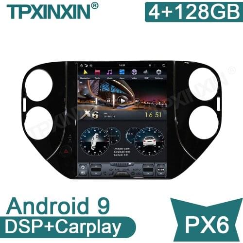 Android 9 4+128G For VW Tiguan 2010-2016 Car multimedia Player GPS Radio Stereo Tape Recorder Head Unit 2din