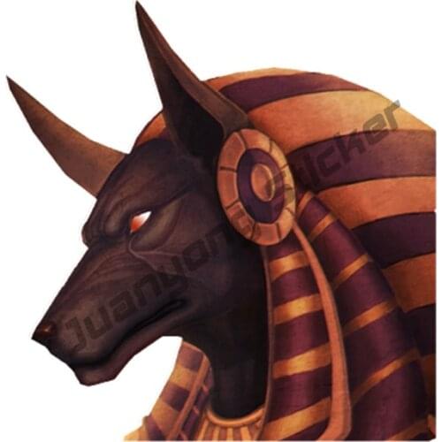 Ancient Egypt LUIS ANUBIS Cartoon Art Pattern Trunk Laptop Car Sticker Coloful Decals Motorcycle Accessories Sticker PVC12x13cm