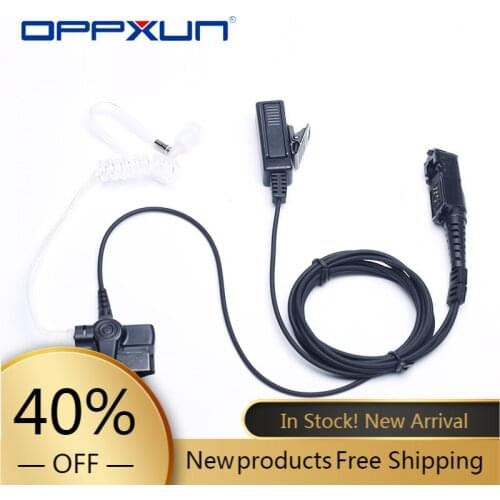 2021 Hot Security Air AcousticTube Earpiece Headset PTT for Motorola TETRA MTP3550 MTP3100 MTP3200 MTP3250 MTP3500 Two Way Radio