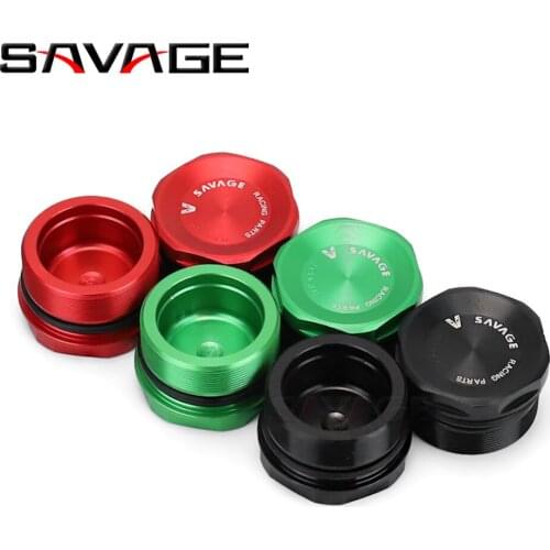 Fork Bolts Cap For KAWASAKI NINJA 400 650 650R Z 750S ER-6N/F KLR W 800 VULCAN S Motocycle Accessories CNC Decorative Tube Cover