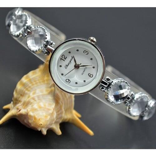 Fashion elegant wrist watch Womens girl exquisite Metal Alloy band quartz Bracelet Watches 925