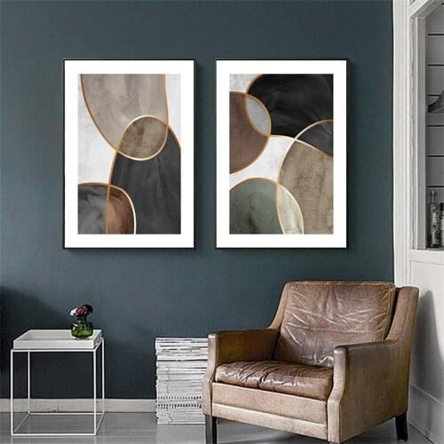 Marble Texture Abstract Canvas Painting Home Art Posters Bedroom Corridor Stickers Nordic Decoration Posters