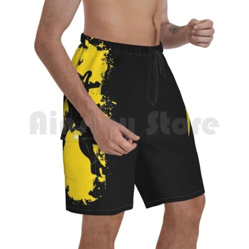 My Life For Auir Beach Shorts Men Beach Pants Swimwear 2 2 Protoss Zerg Terran Zealot Yellow Sci Fi Cool Video