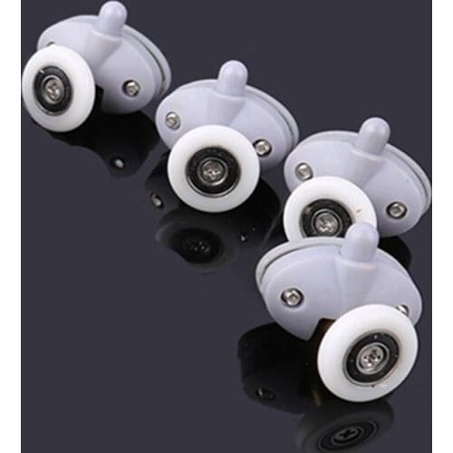 New Bathroom Steam Shower Door Pulleys Runners Rollers Wheels23mm or 25mm 4 single bottom and 4 double top