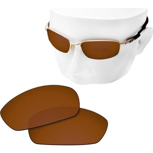 OOWLIT Polarized Replacement Lenses of Brown for-Oakley Blender OO4059 Sunglasses