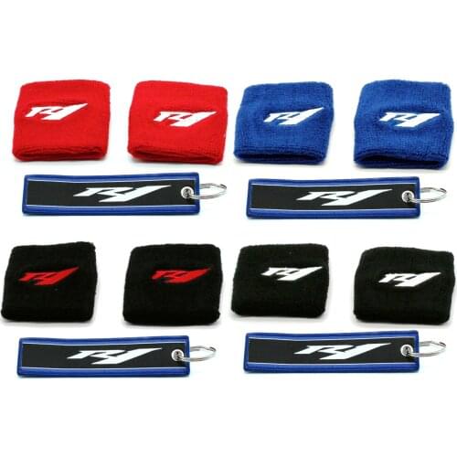 For Yamaha YZF-R1 YZFR1 YZF R1 Motorcycle Front Brake Reservoir Sock Fluid Oil Tank Cup Cover Sheath Sleeves
