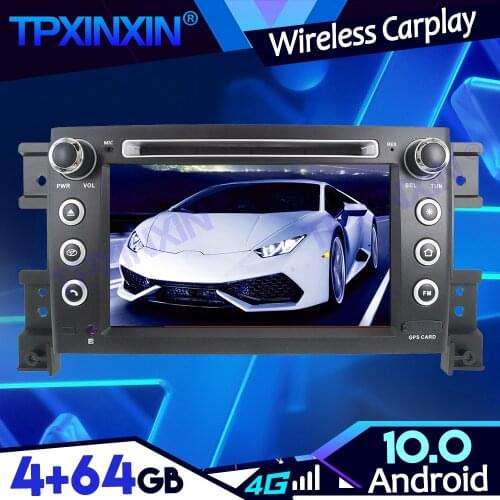 PX6 IPS Carplay Android 10 4+64G For Suzuki Grand Vitara 2005-2012 Tape Recoder Multimedia Player Head Unit Navi GPS Auto Radio