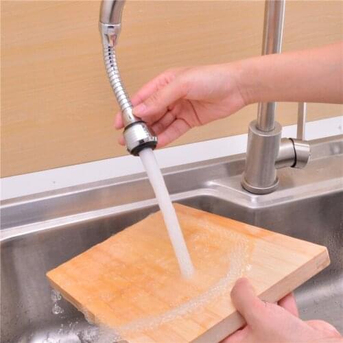 Faucet Extender Water Tap Boost Saver Heater Household Shower Spray Splash Head Filter Kitchen 360 Degrees Rotatable Holder