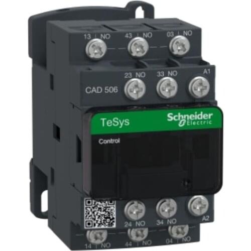 CAD506M7 TeSys D control relay - 5 NO - = 690 V - 220 V AC standard coil