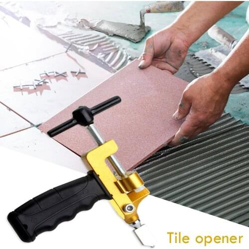 2 in 1 Manual Glass Cutter Portable Handheld Multifunctional Ceramic Tile Opener Ceramic Tile Opener Easy Tiles Cutter Breaker