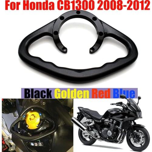 Motorcycle Passenger Handgrip Hand Grip Tank Grab Bar Handles Armrest Accessories For Honda CB1300 CB 1300 2008-2012 2010 2011