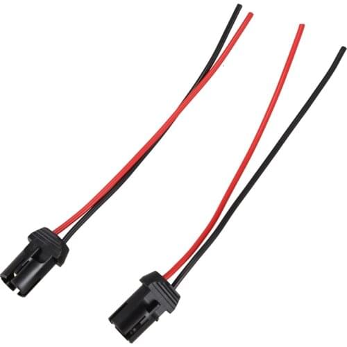 T10 W5W Auto Light Bulb Socket Lamp Holder Connector Extension x 2