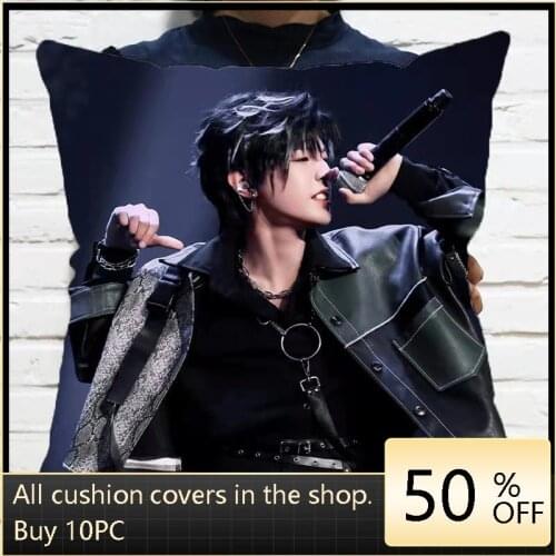 TF FAMILY Zhang Ji Same Style Pillowcase Star Series Cushion Cover Home Decor Throw Covers Idol Surrounding Souvenir Support