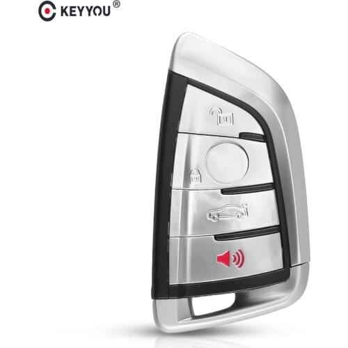 KEYYOU Replacement Smart Remote Key FOB CASE Shell 3+1 4 Button For BMW X1 F48 X3 X4 X5 X6 2016 2017 2018 M2
