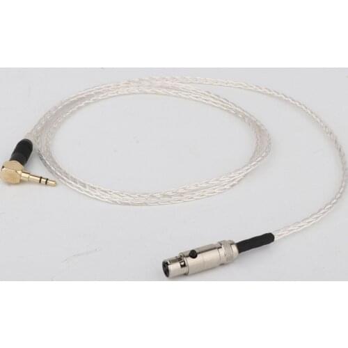 1PCS 8 Cores 7N OCC Silver Plated Earphone Upgraded Cable for K240 K242 K271 K272 K702 Q701 DT1990pro DT1770pro Headphones
