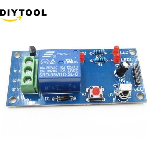 1PCS 5V 1 Channel Infrared Remote Control Relay Module Learning IR Switch