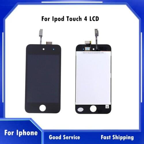 100% Tested For iPod Touch 4 screen panel display Digitizer Assembly Repair For iPod Touch 4th gen LCD assembly