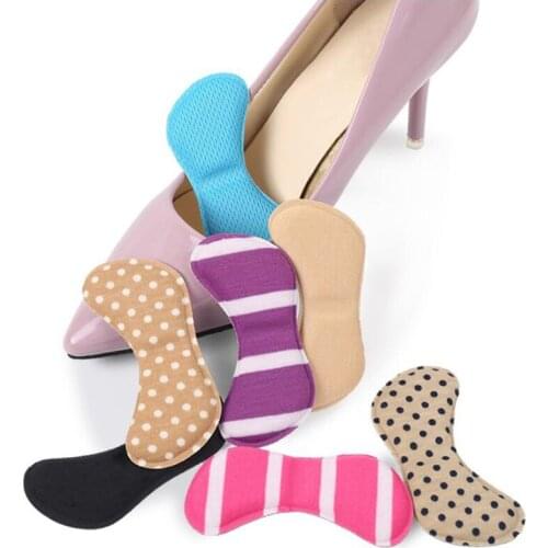 2Pcs High Heels Shoes Foot Wear Stickers Foam After Thread Thickening Half Yard Pad High-heeled Shoes Foot Shoe Heel High Heel