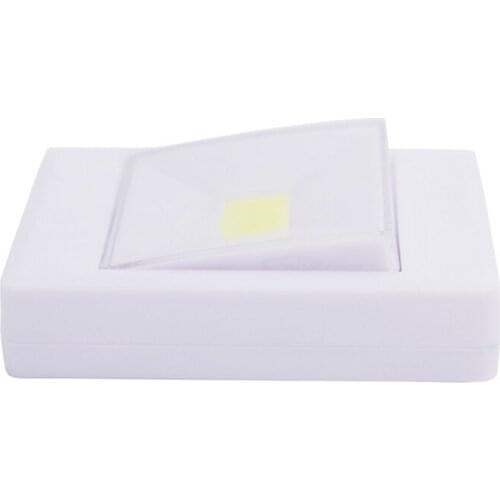 3W COB LED Wall Switch Wireless Closet Cordless Dimmable Night Light Battery Operated MUMR999
