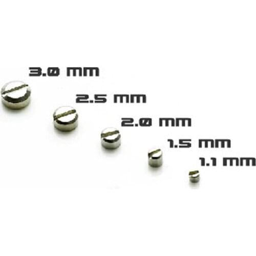 30pcs Armored Screws Model Supplements 1.1mm 1.5mm 2mm 2.5mm 3mm Screws Parts for MG HG Gundam Model Kit Parts