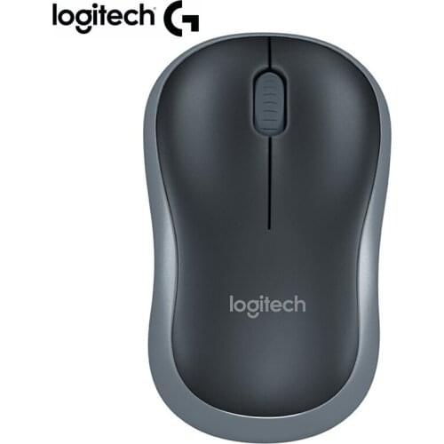 Logitech M186 Wireless Mouse 2.4GHz 1000 DPI Optical USB for Laptop Notebook PC Tablet Home Office Use Upgraded from M185 Mice