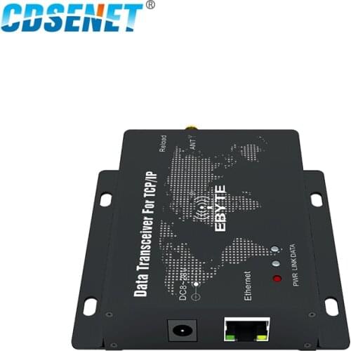 Super LoRa SX1262 30dBm Ethernet RJ45 Interface RSSI LBT Relay Wireless Transceiver Serial Port Server E90-DTU(400SL30-ETH)