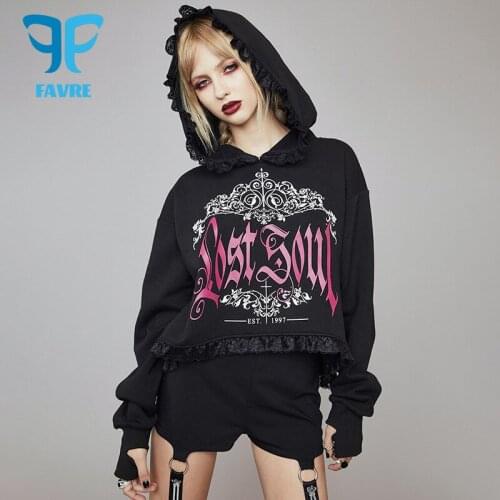 FAVRE Hooded Sweatshirts For Women