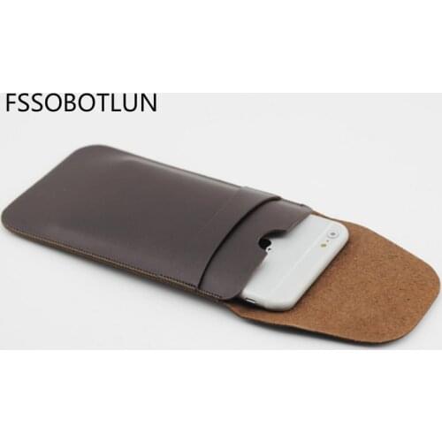 FSSOBOTLUN,For Blackberry Keyone Key2 Priv Case Sleeve For Blackberry Evolve X Protective Case Holster Handmade Pouch Bag