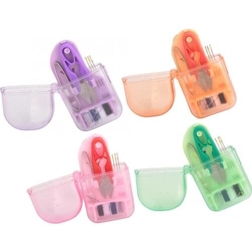 Home Travel Sewing Kit Box Exquisite and Portable Mini Portable Sewing Kit Needle Sewing Box Sewing Tools Box Cheap sale