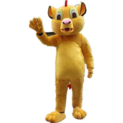 Lion Mascot Costume Cosplay Party Game Dress Unisex Advertising Halloween Adult Event Apparel Cartoon Character Birthday Clothes