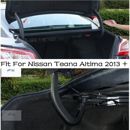 Lapetus Rear Trunk Hinged Protective Molding Cover Trim Accessories Interior Fit For Nissan Teana Altima 2013 2014 2015 Plastic