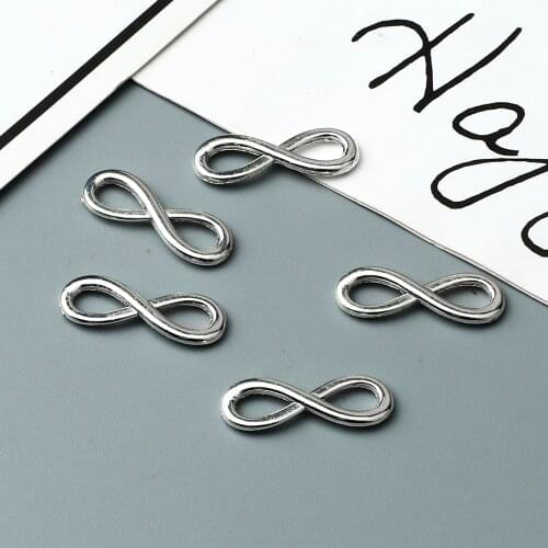 Fashion Alloy Numeral 8 Accessories Necklace Charm Pendant Connection Buckle DIY Necklaces Bracelets High Quality Jewelry Making