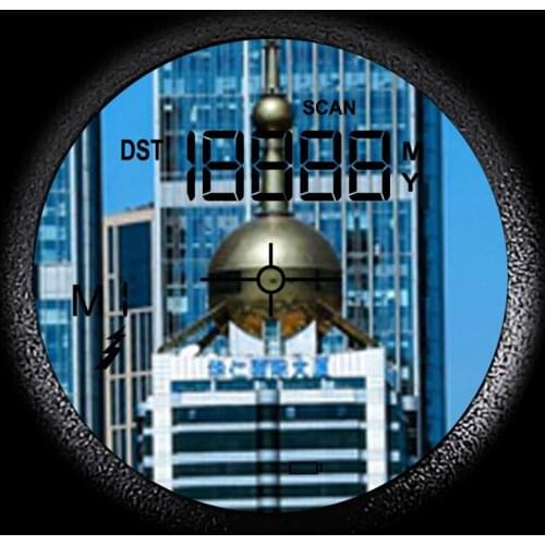 Newly Rangefinder Telescope with LCD Display Rechargeable Handheld Golf 1000m Distance & Speed Measuring for Outdoor Travel